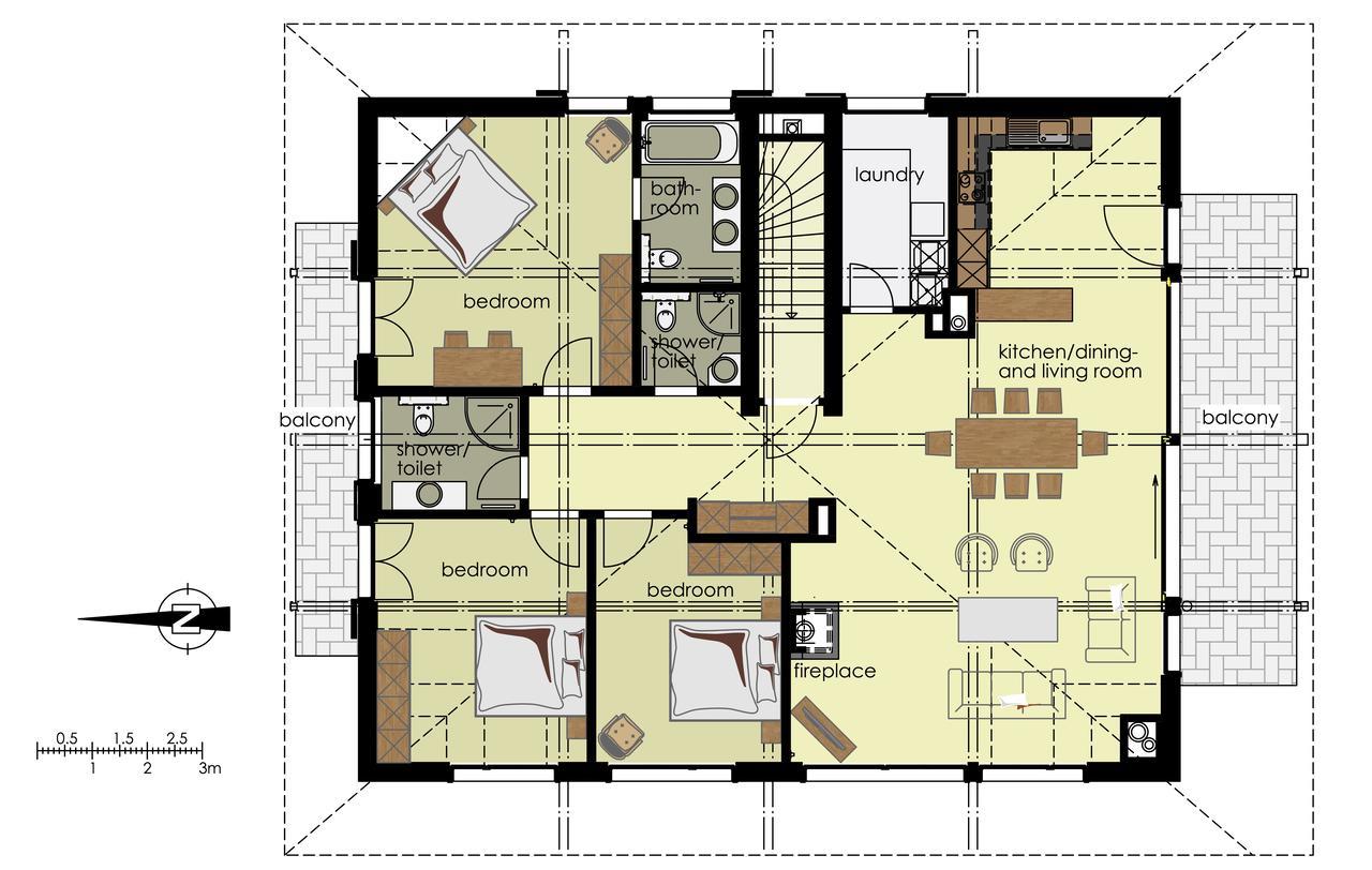 Chalet Brunner Penthouse Венген Екстериор снимка
