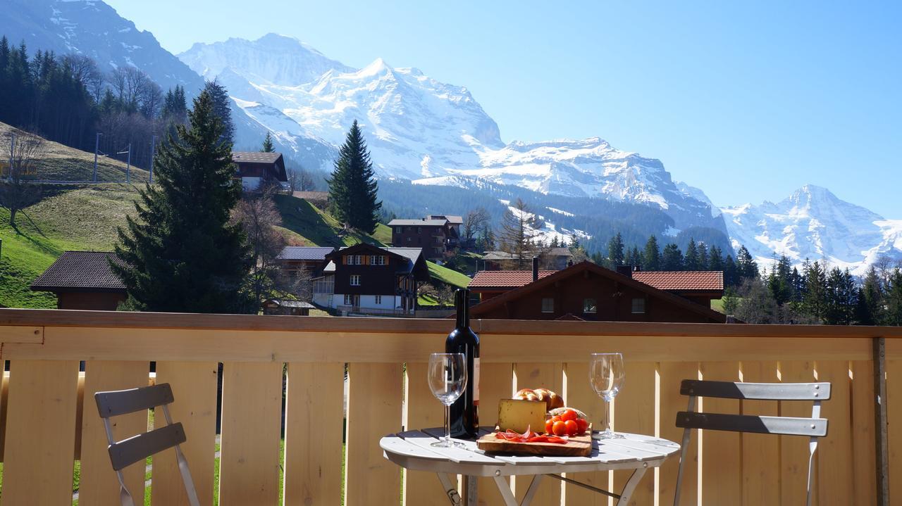 Chalet Brunner Penthouse Венген Екстериор снимка